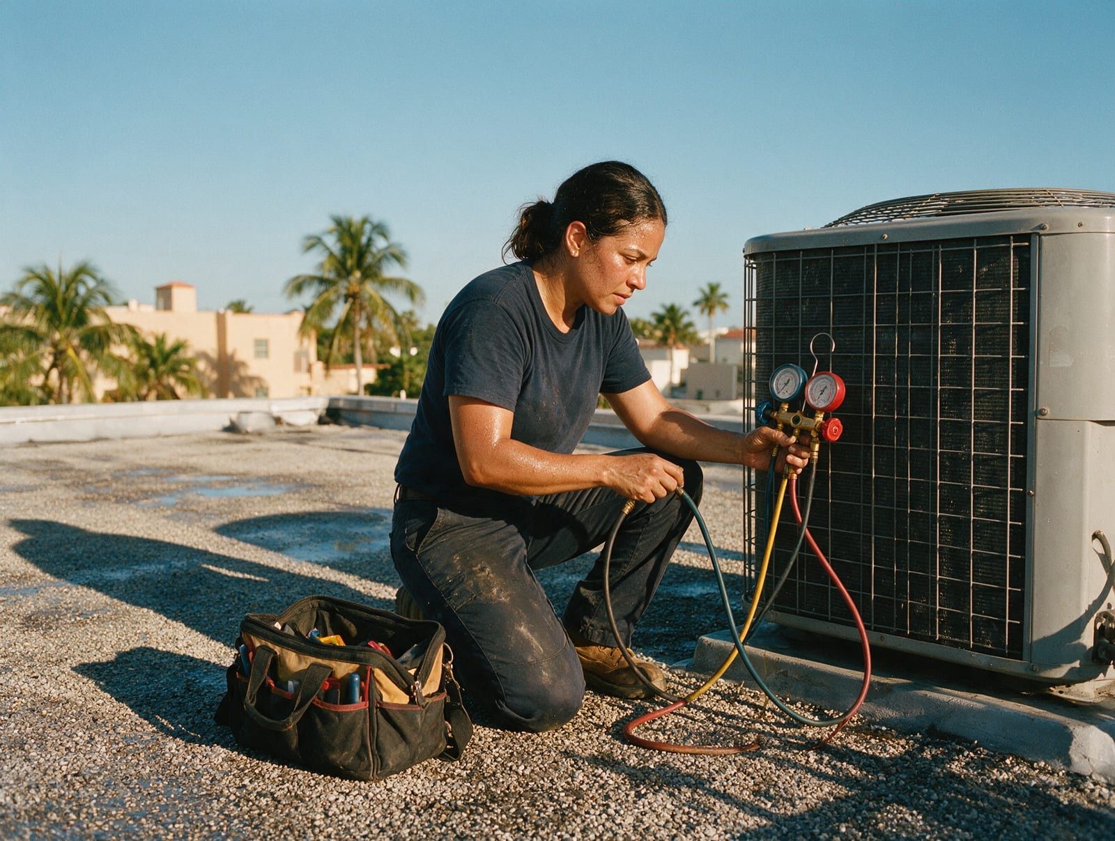 An AC service call in Kendall